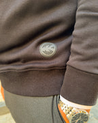 Black Quarter Zipper Sweatshirt