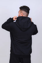 Black Hoodie with Large Cargo Pocket