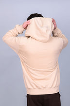 Beige Full Zipper Hoodie