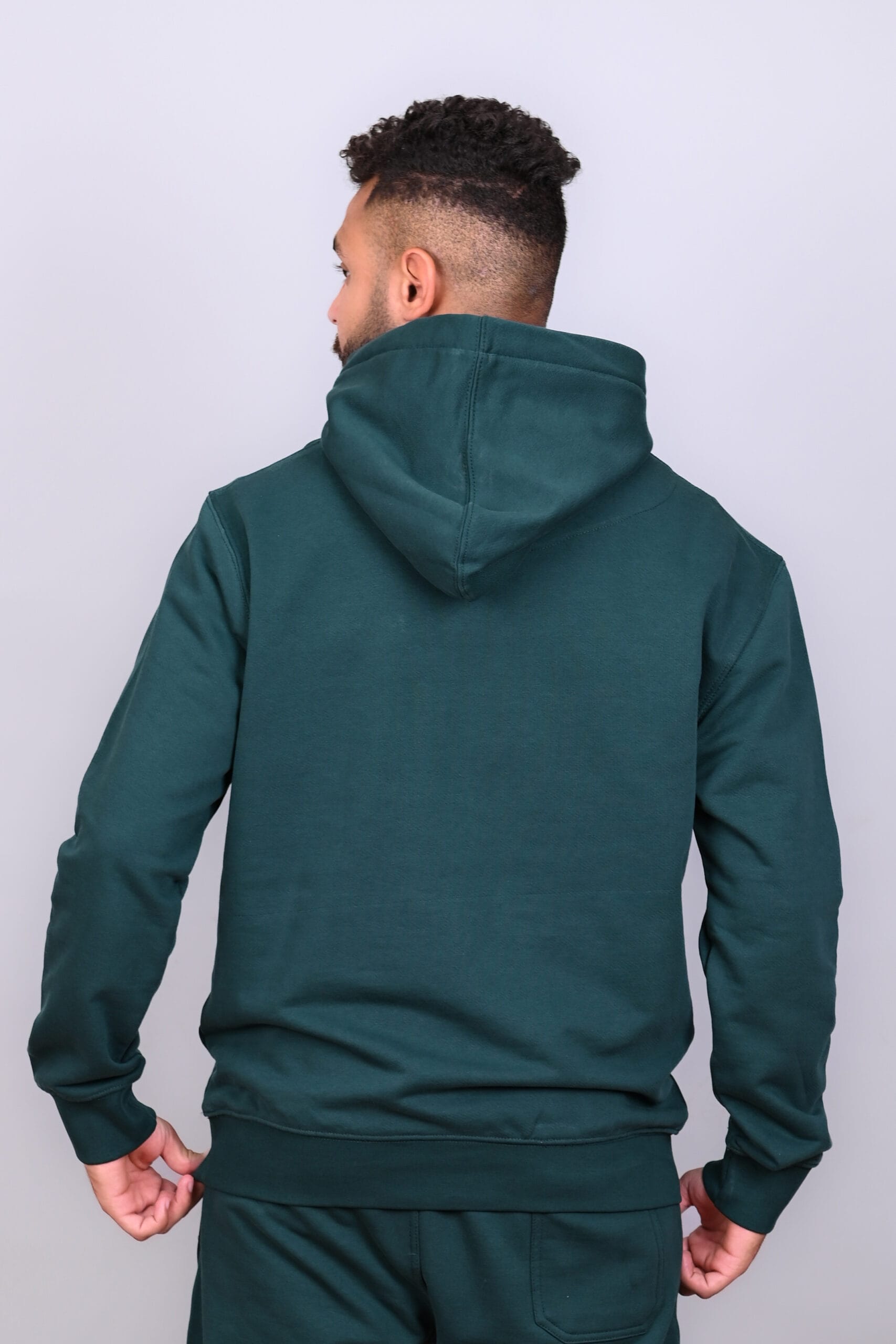 Green Hoodie with Large Cargo Pocket