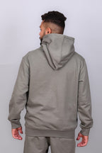 Olive Hoodie with Large Cargo Pocket