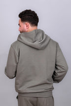 Olive Green Full Zipper Hoodie