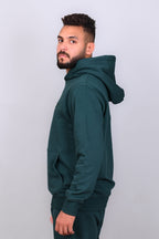 Green Hoodie with Large Cargo Pocket
