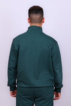 Forest Green Quarter Zipper Sweatshirt