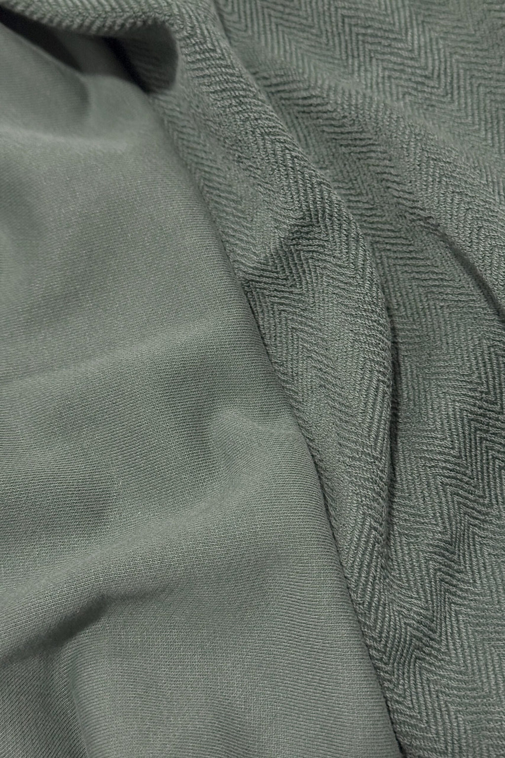 Olive Green French Terry Cotton