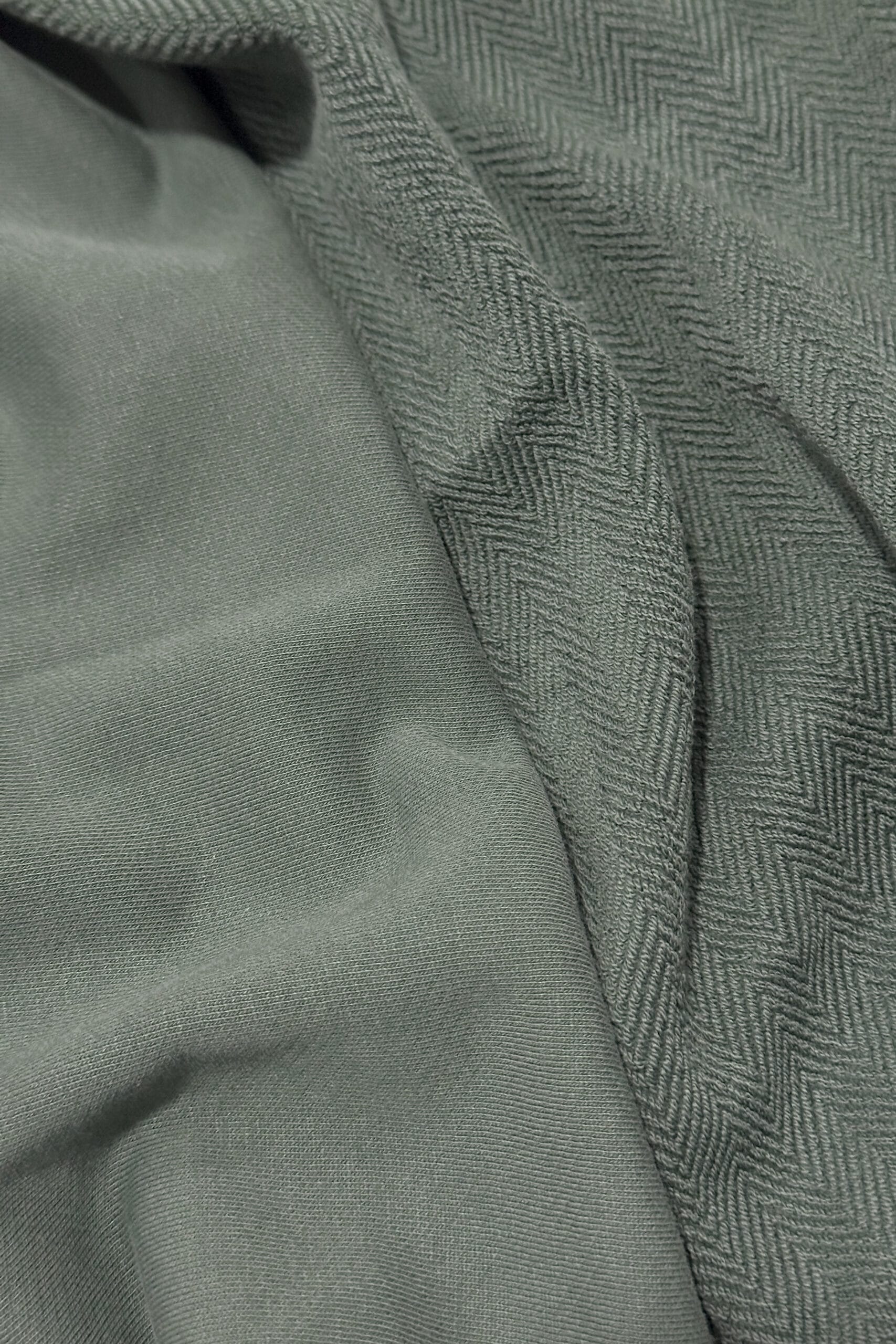 Olive Green French Terry Cotton
