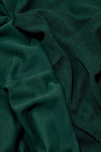Dark Green French Terry Cotton