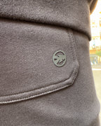 Black Straight Leg Sweatpants