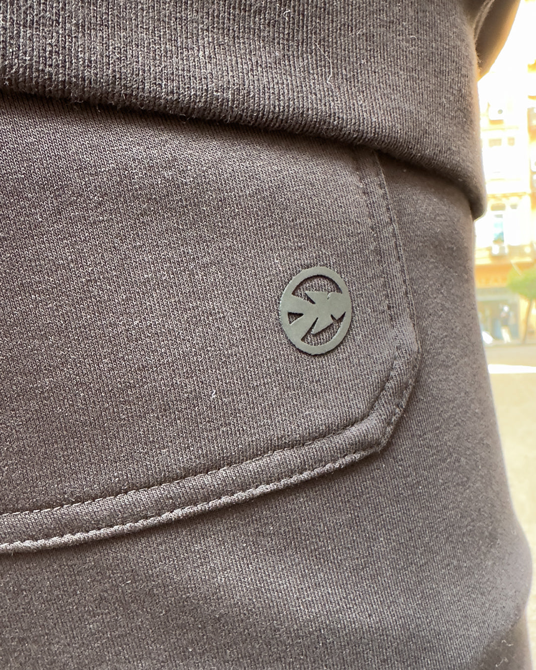 Black Straight Leg Sweatpants