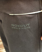 Black Straight Leg Sweatpants